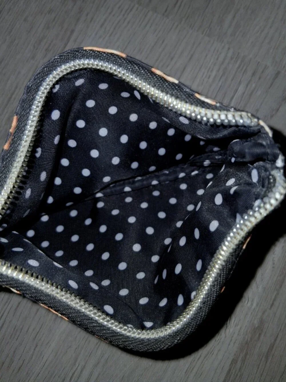 Victoria's Secret Makeup Bags Cosmetic Case Zipper Pouch Leopard Print Floral
